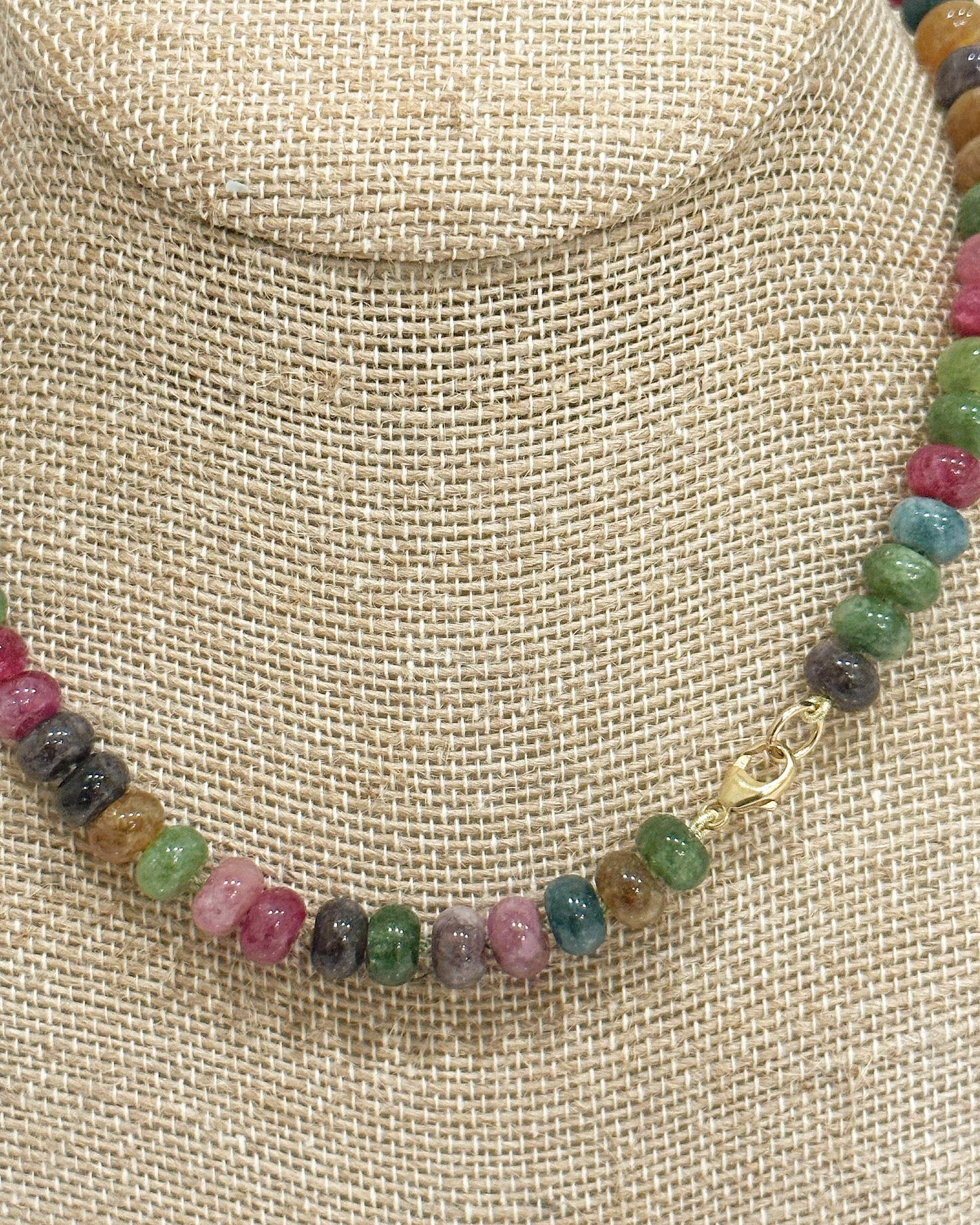 Tourmaline Rainbow Candy Necklace