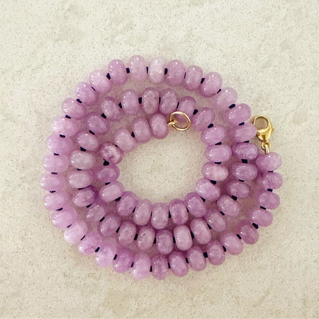 Lavender Beaded Candy Necklace